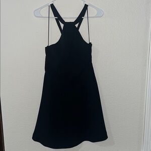 Likely Black Halter Mini Dress